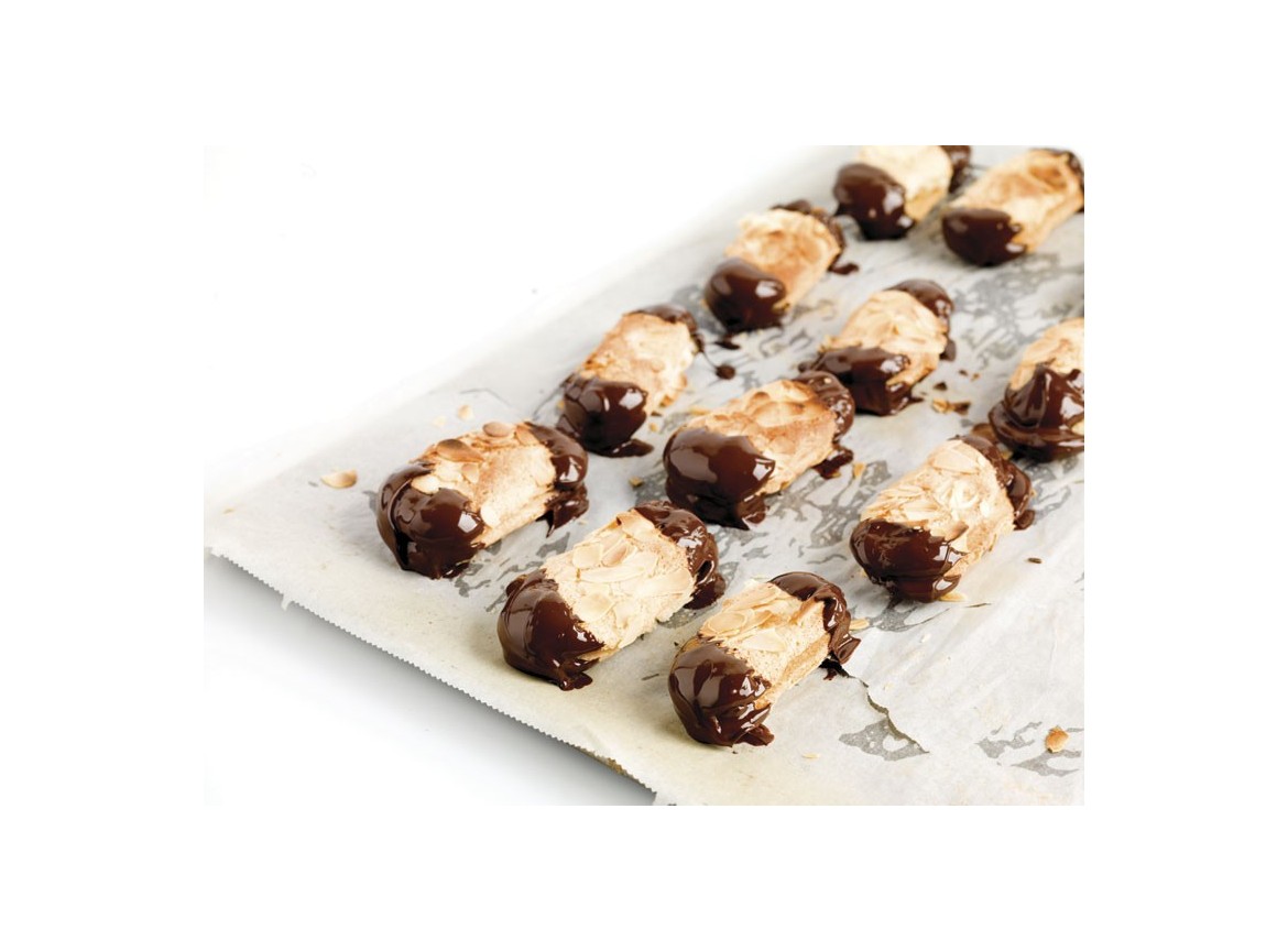 Biscuits pâte d'amandes et chocolat